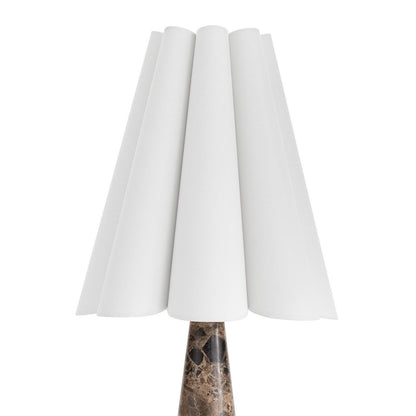 Shadon Marble Pleated Table Lamp