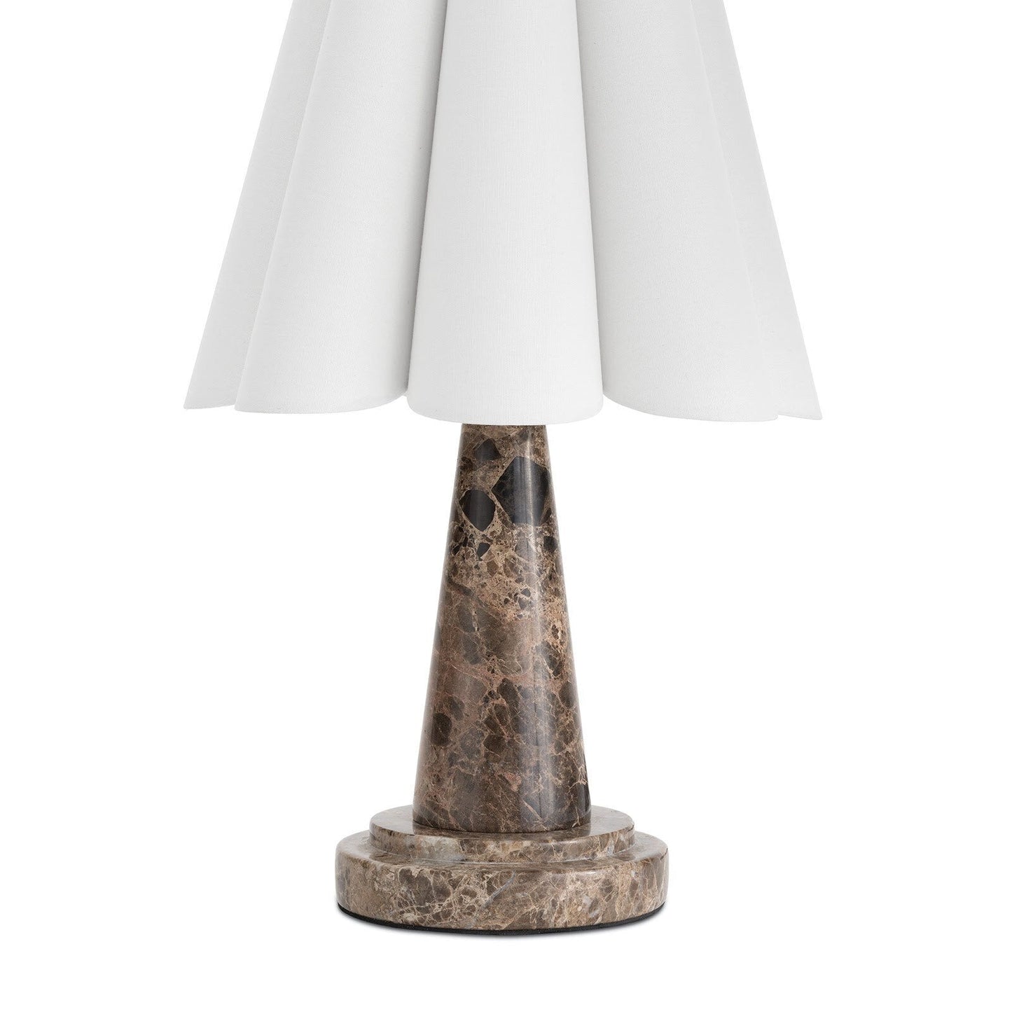 Shadon Marble Pleated Table Lamp