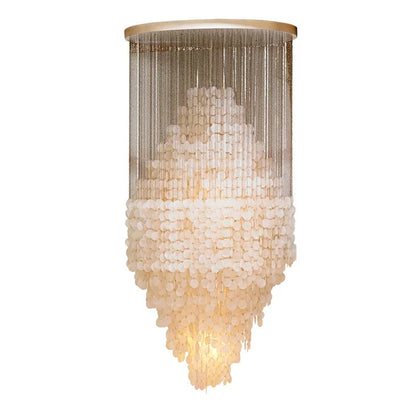 Shell Waterfall Chandelier