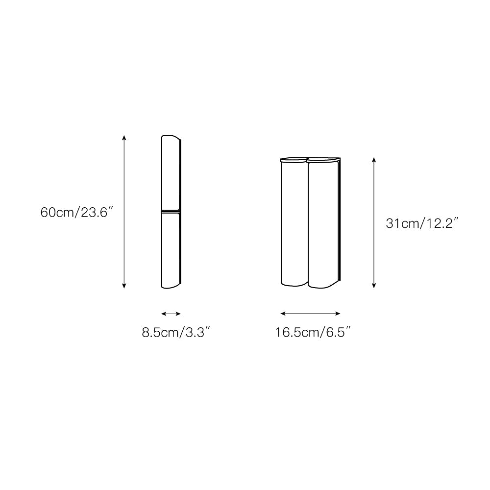 Arched Glass Tube Wall Sconce