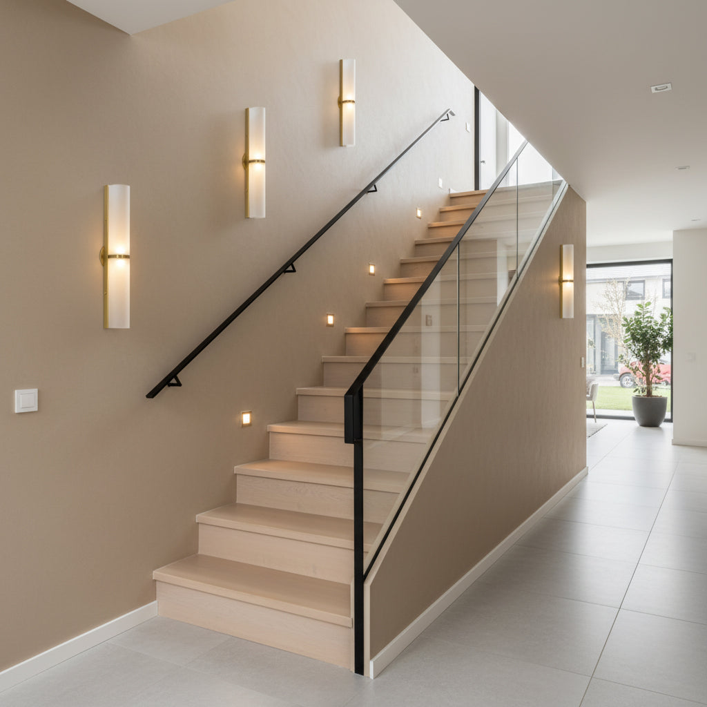 Arched Glass Tube Wall Sconce