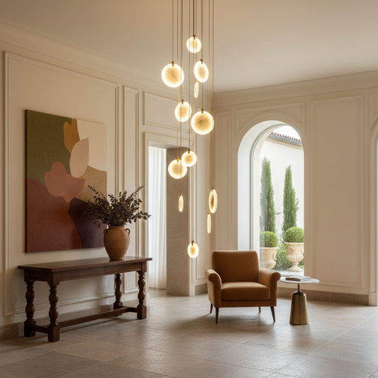 Soho Alabaster Pendant Light