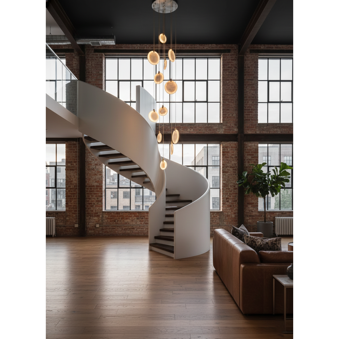 Soho Alabaster Pendant Light