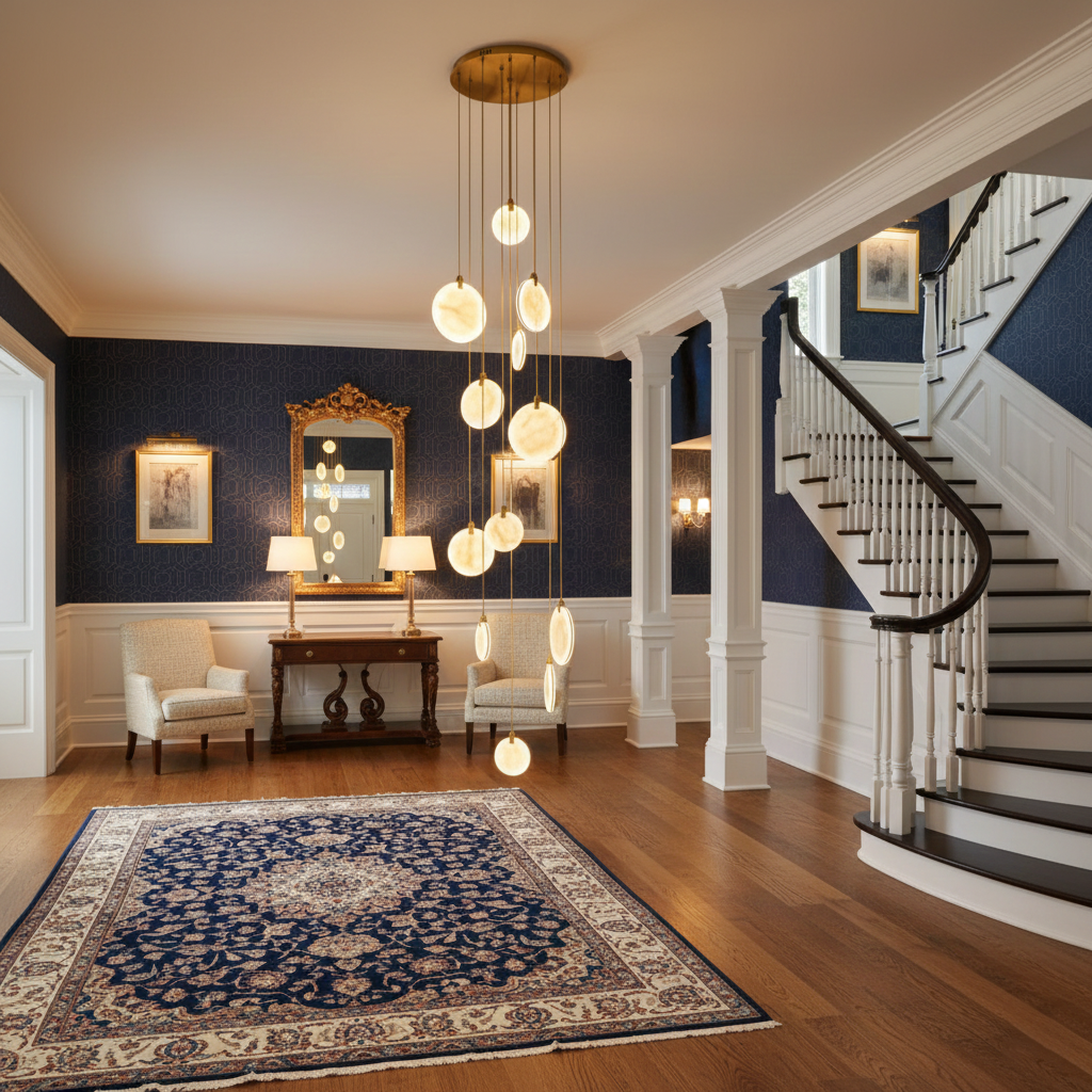 Soho Alabaster Pendant Light
