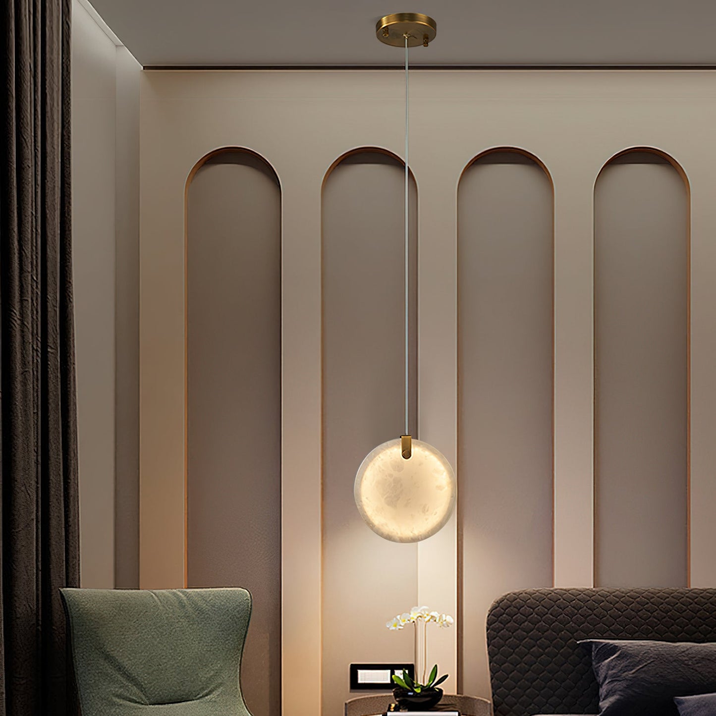 Soho Alabaster Pendant Light