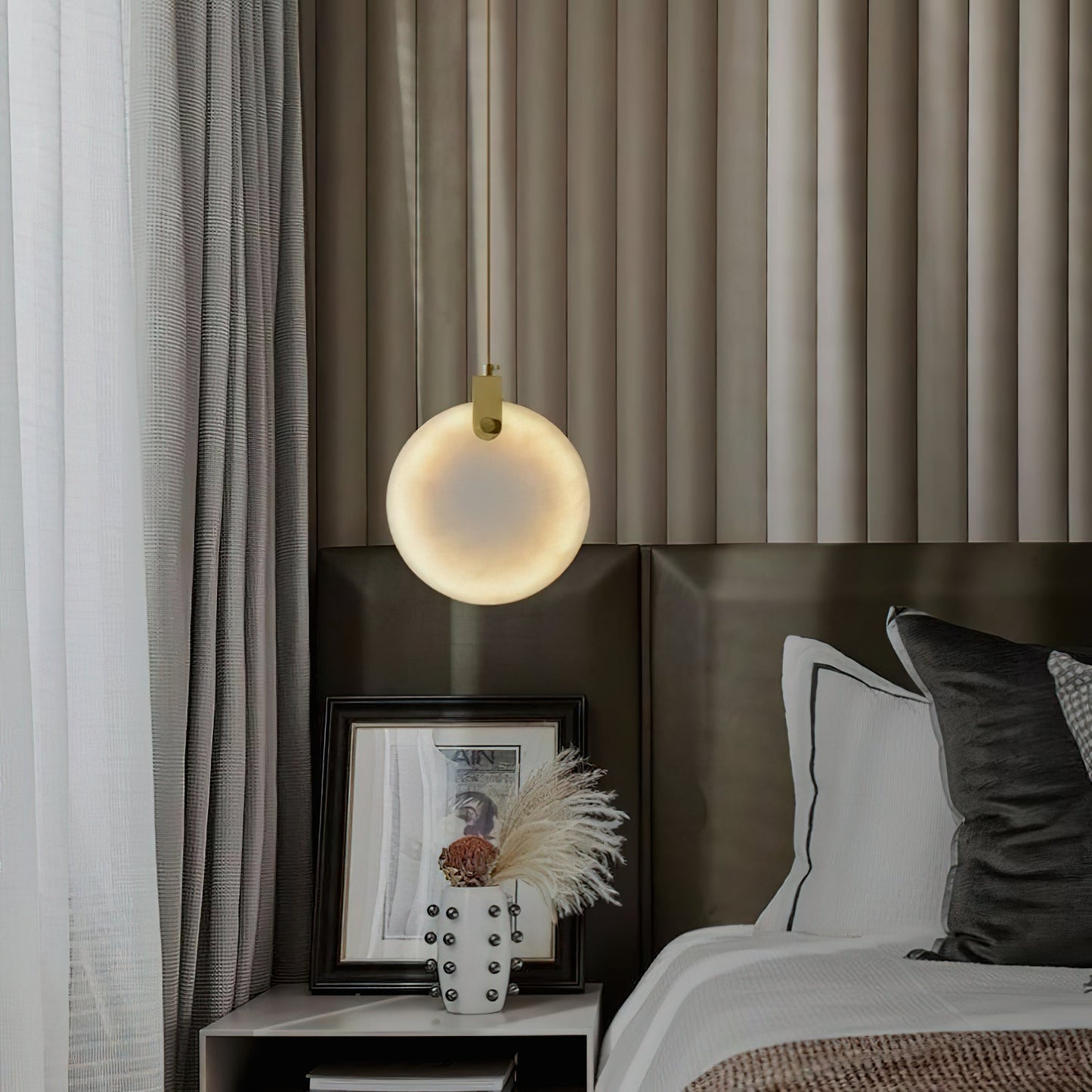 Soho Alabaster Pendant Light