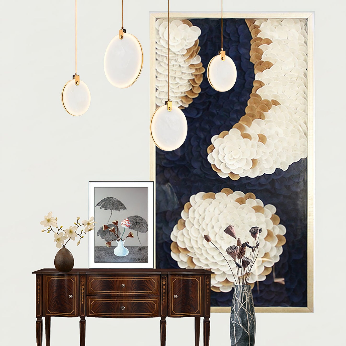 Soho Alabaster Pendant Light