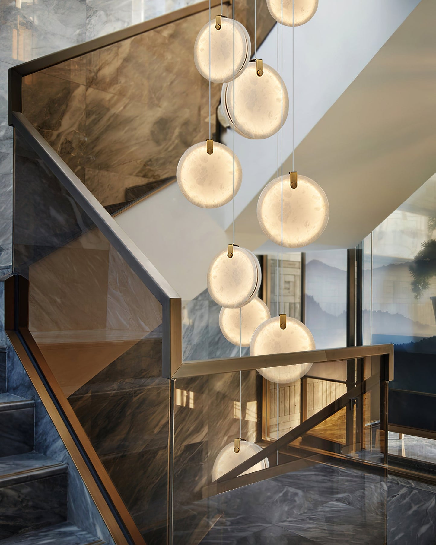 Soho Alabaster Pendant Light
