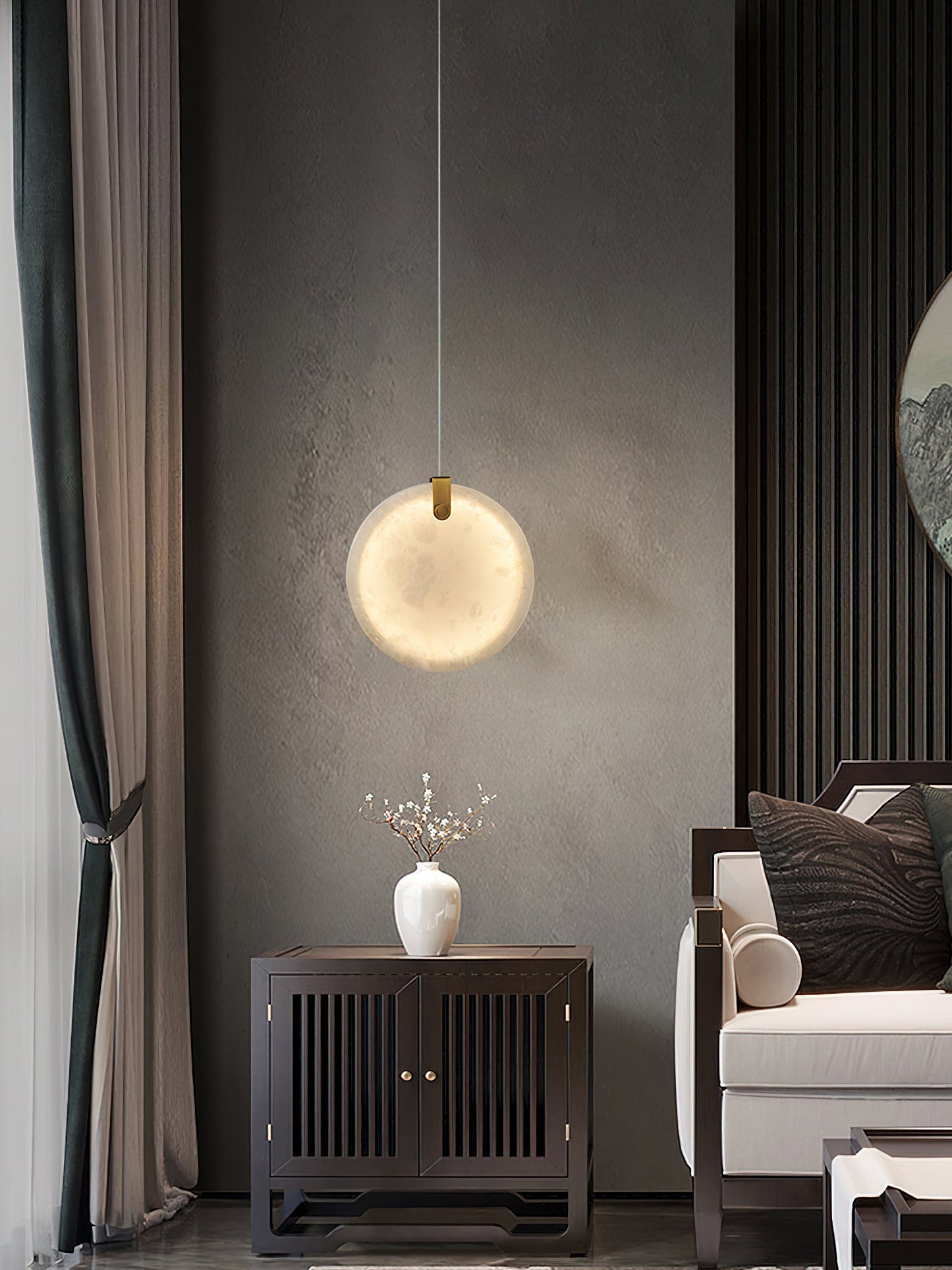 Soho Alabaster Pendant Light