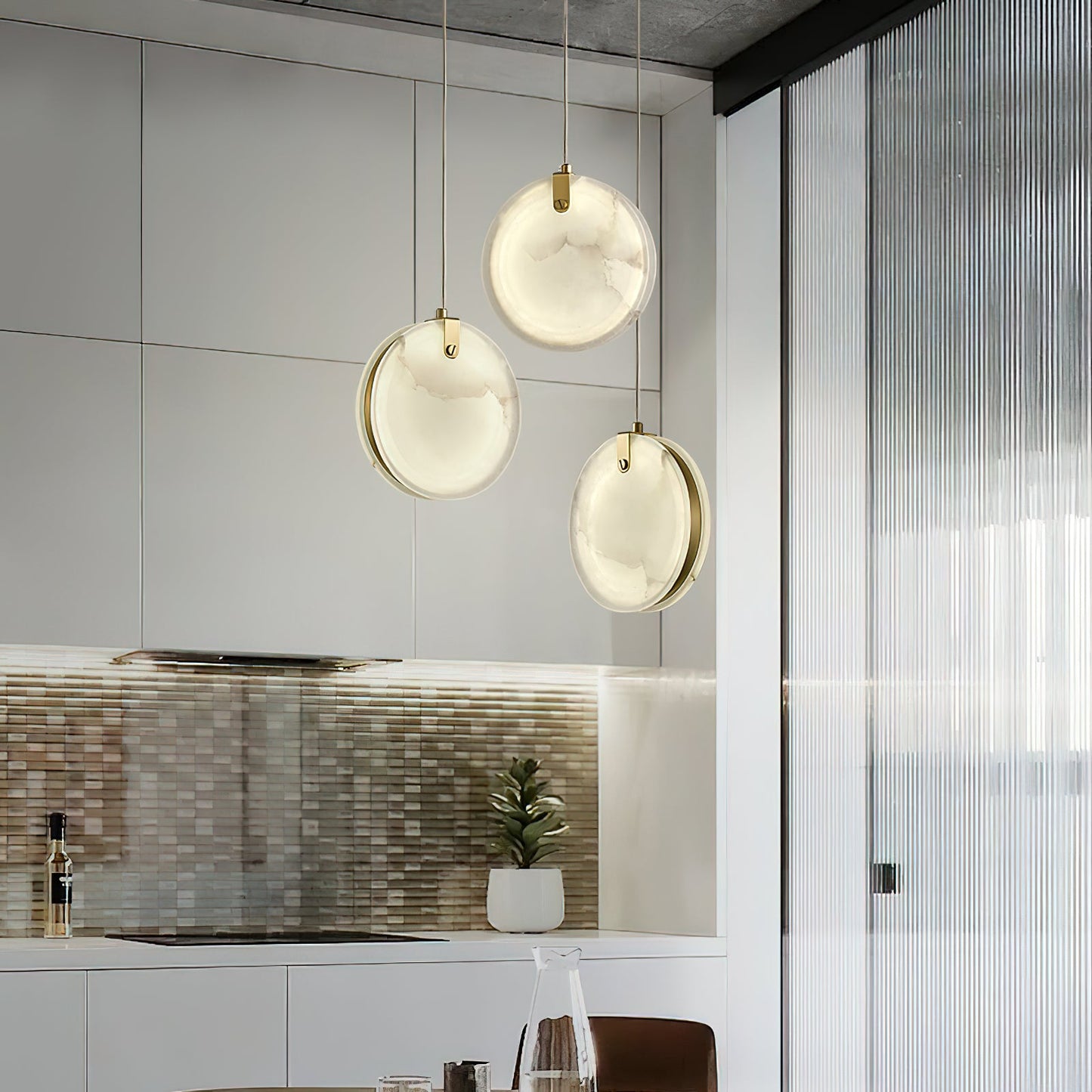 Soho Alabaster Pendant Light