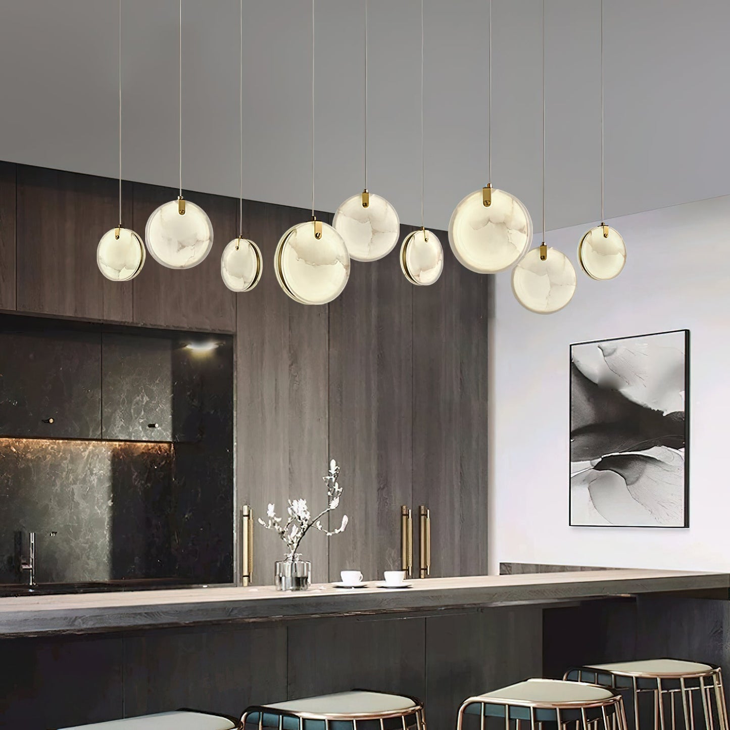 Soho Alabaster Pendant Light