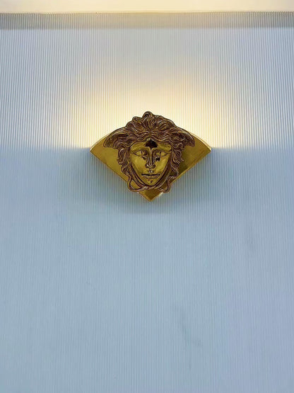 Sphinx Brass Wall Lamp