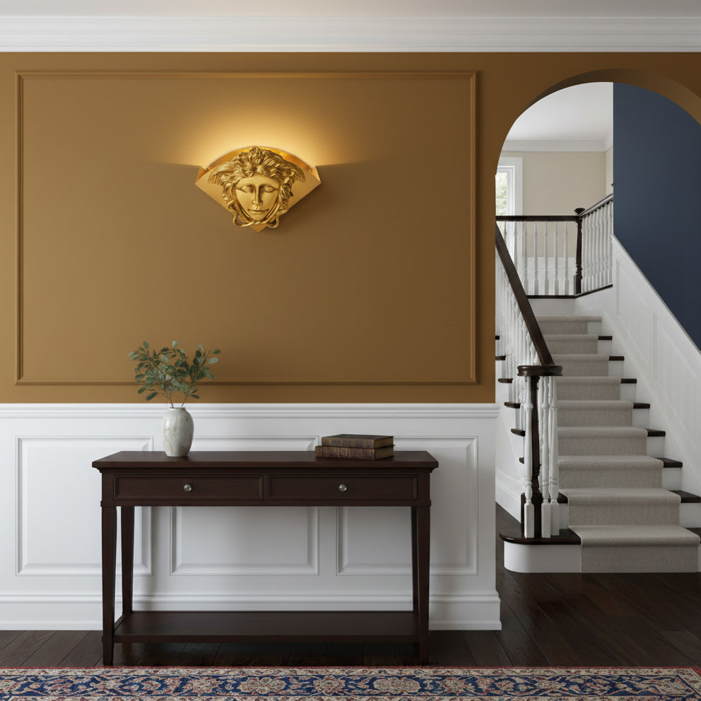 Sphinx Brass Wall Lamp