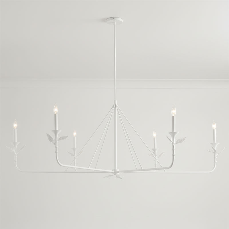 Branching Leaf Linear Chandelier