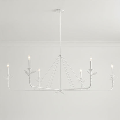 Branching Leaf Linear Chandelier