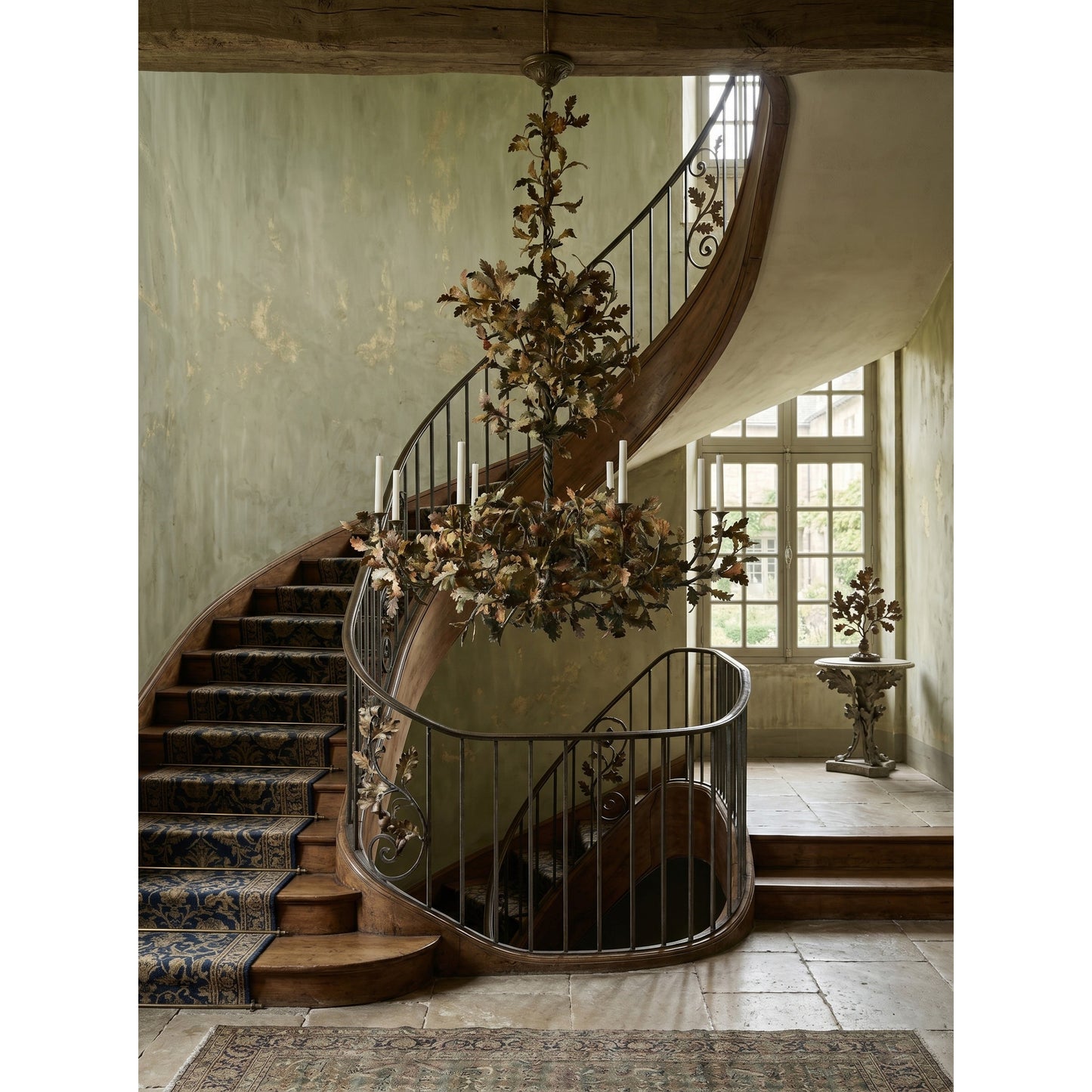 Spring Oak Tree Chandelier