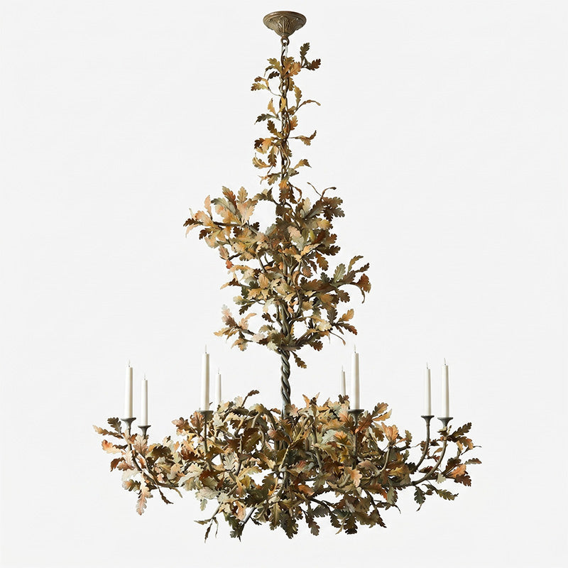 Spring Oak Tree Chandelier