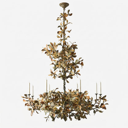 Spring Oak Tree Chandelier