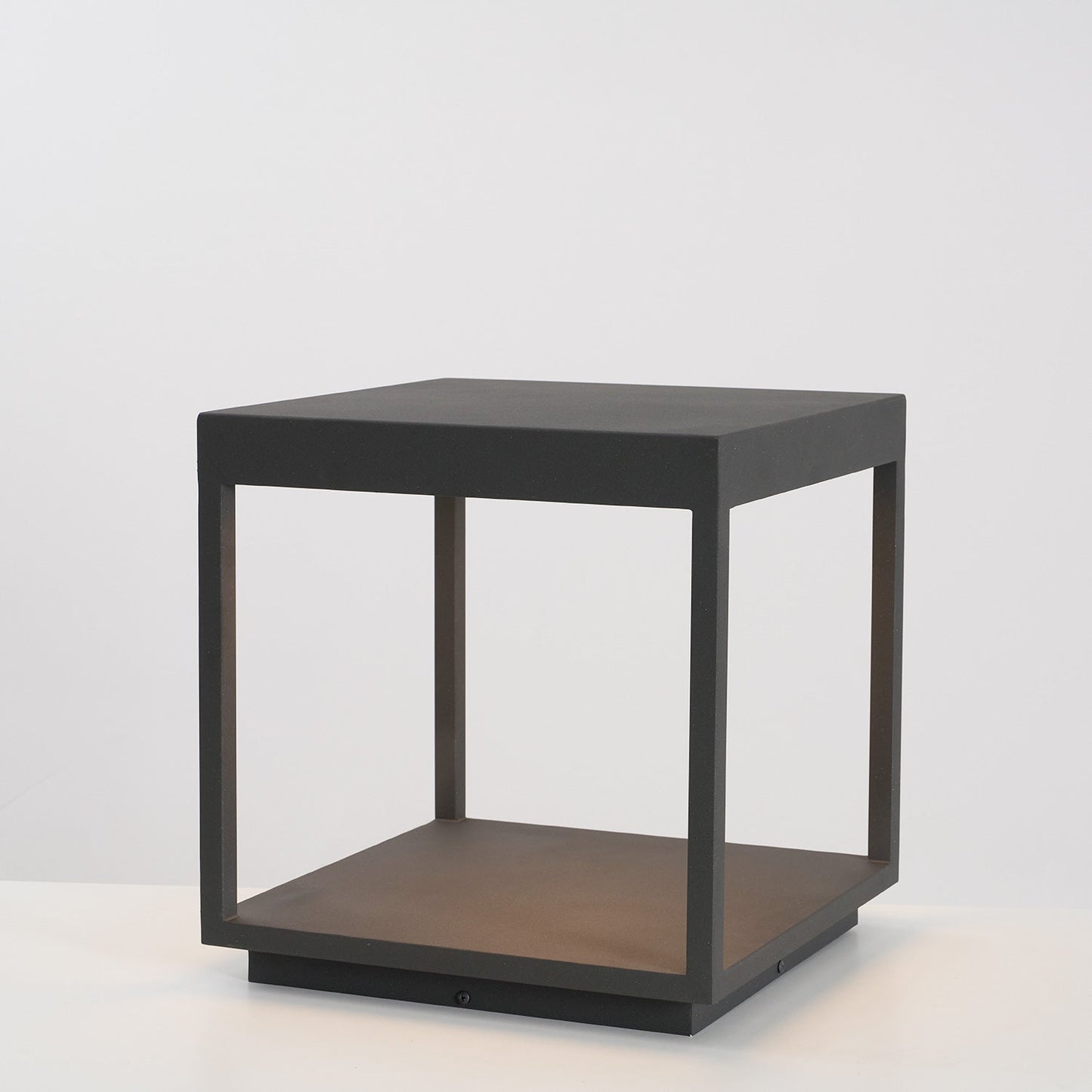 Square Frame Fence Post Outdoor Light