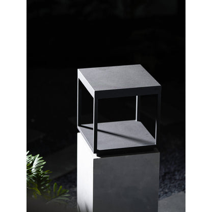 Square Frame Fence Post Outdoor Light