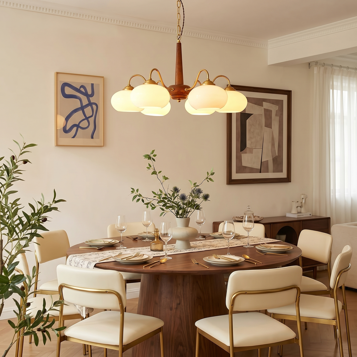 Persimmon Chandelier