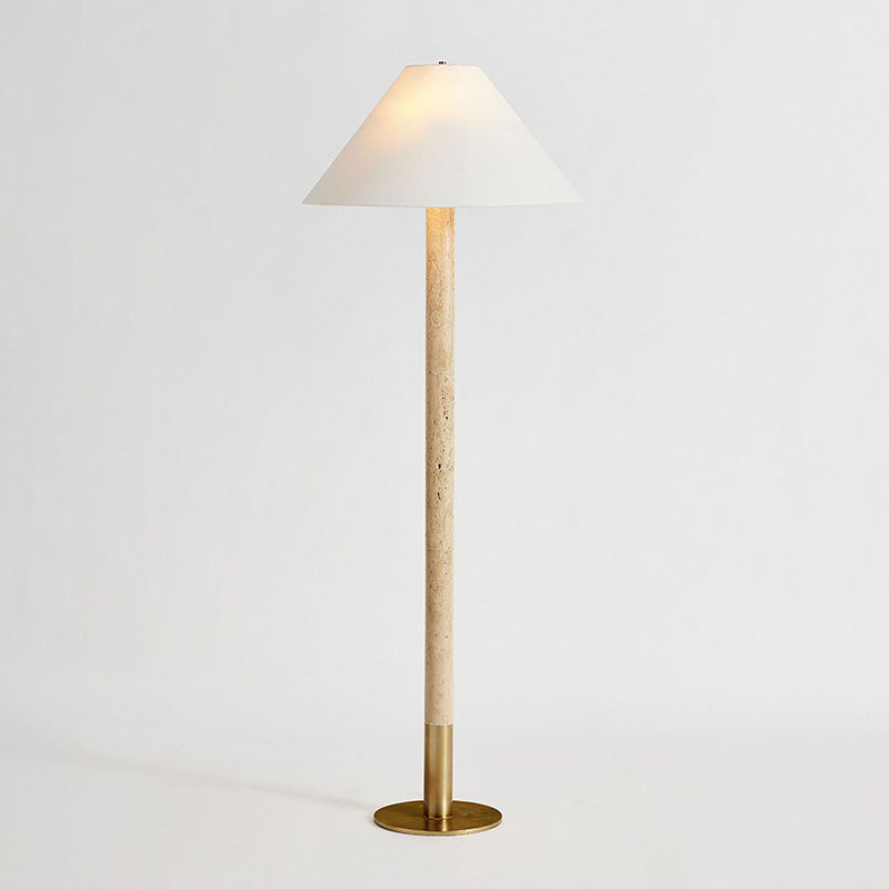 Sterling Travertine Floor Lamp