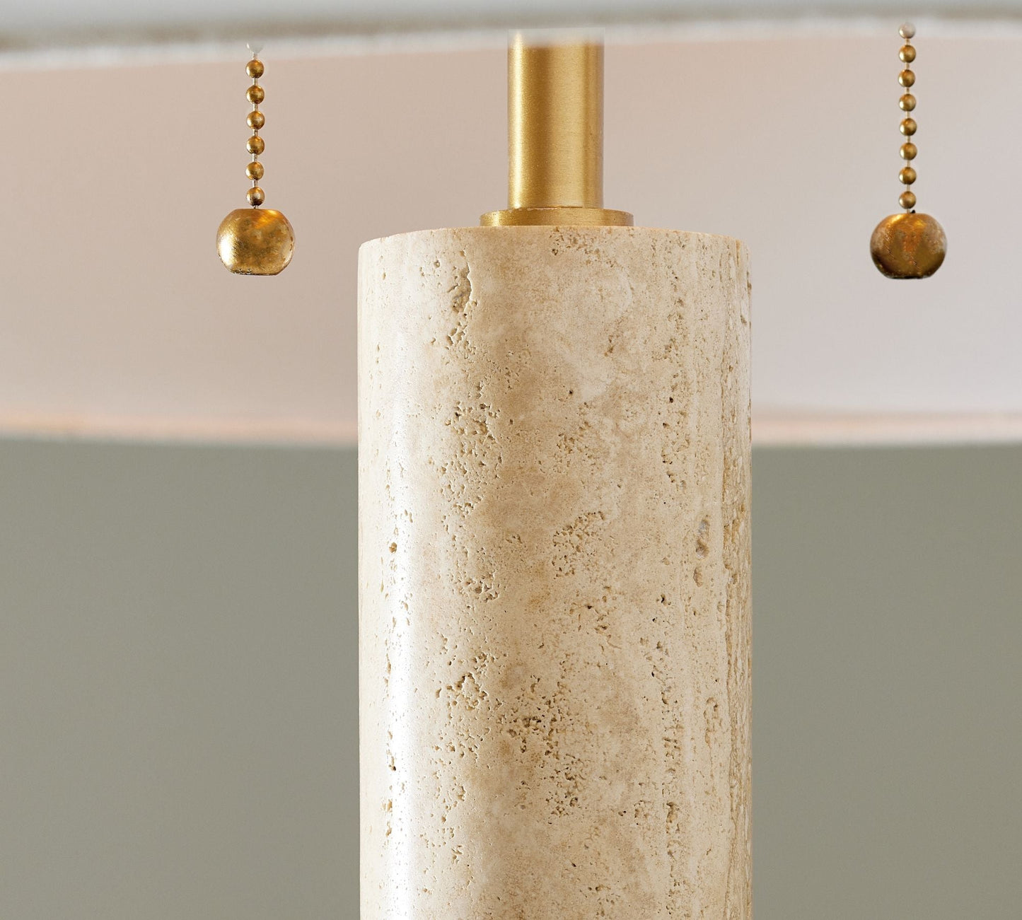 Sterling Travertine Floor Lamp