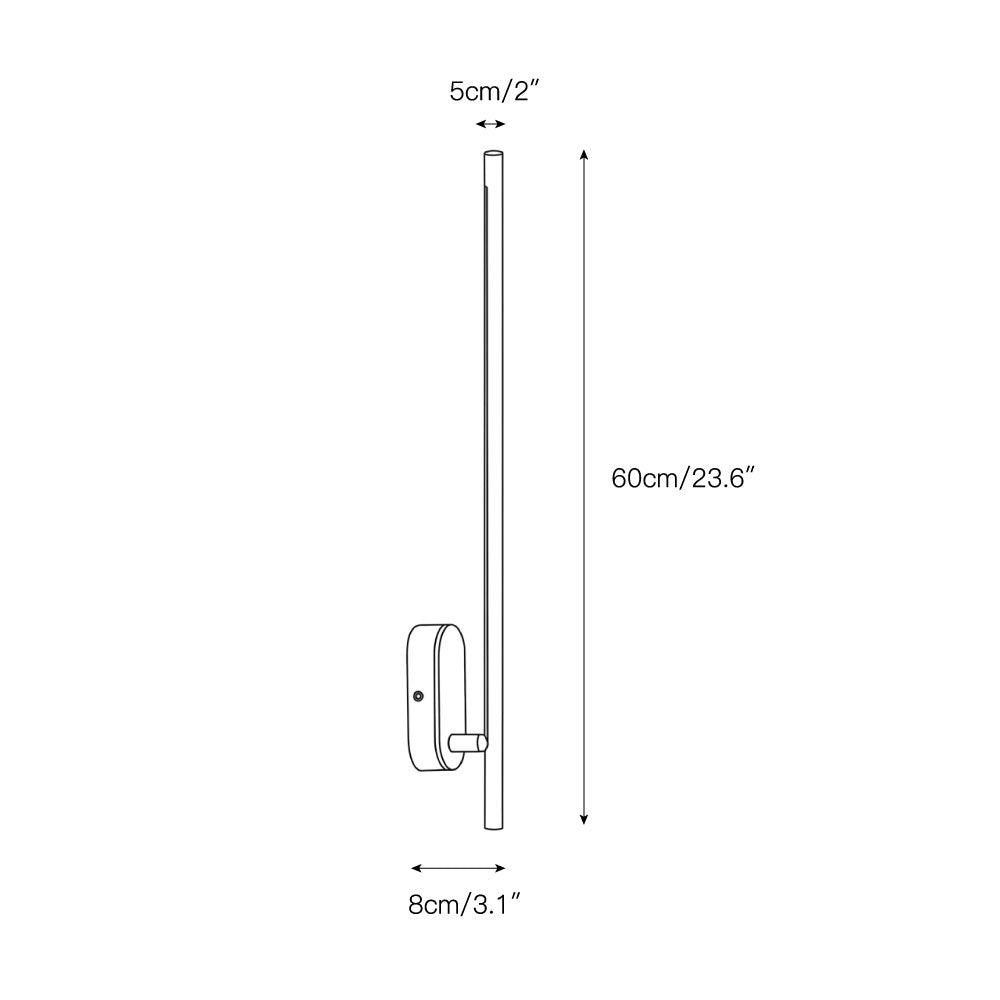 Stick Shaped Metal Sconce