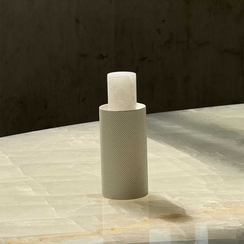 Cordless Alabaster Table Lamp (Built-in Battery)