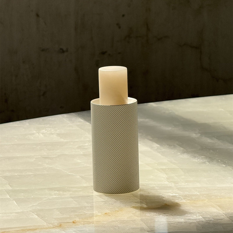 Cordless Alabaster Table Lamp (Built-in Battery)