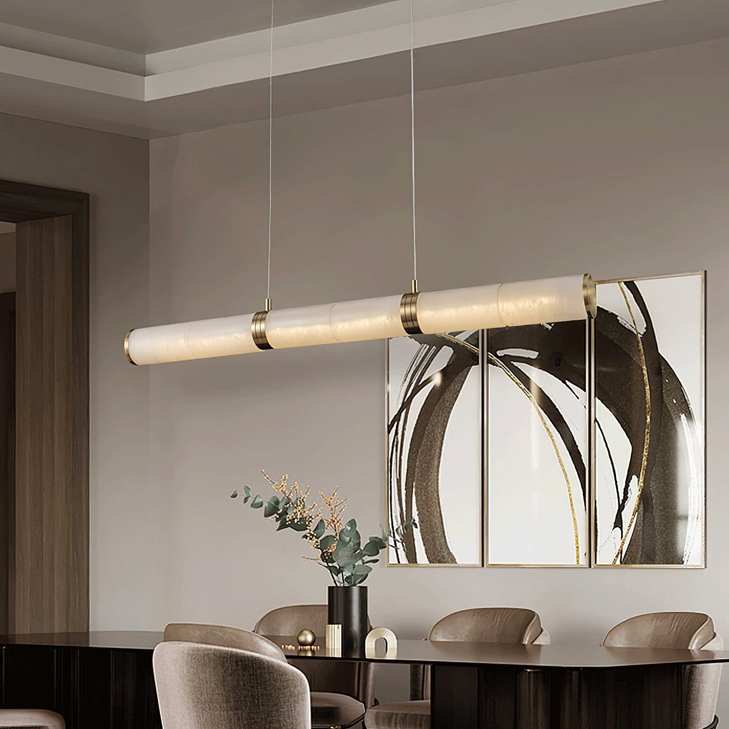 Stream Alabaster Pendant Light