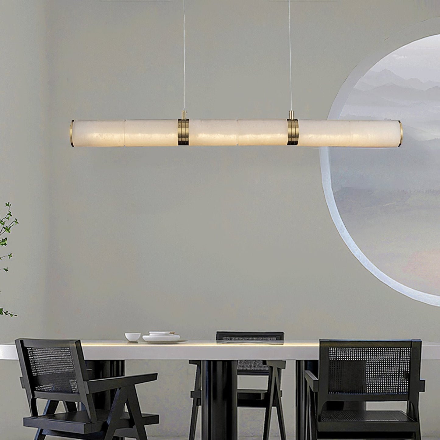 Stream Alabaster Pendant Light