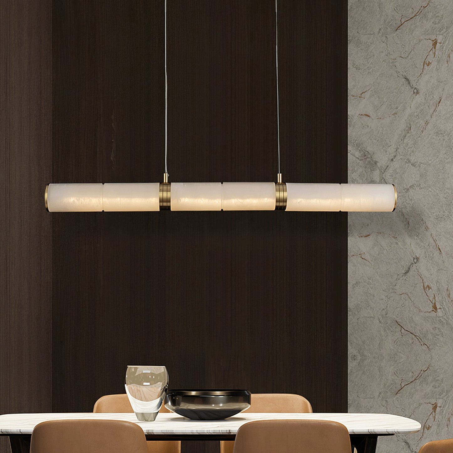 Stream Alabaster Pendant Light