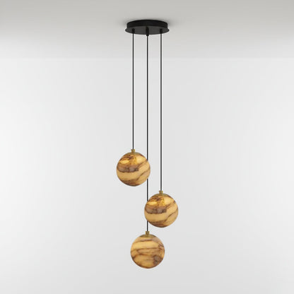 Sultana Alabaster Cluster Chandelier