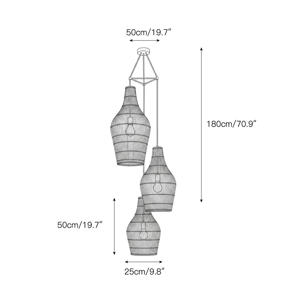 Taylor Rattan Pendant Lamp