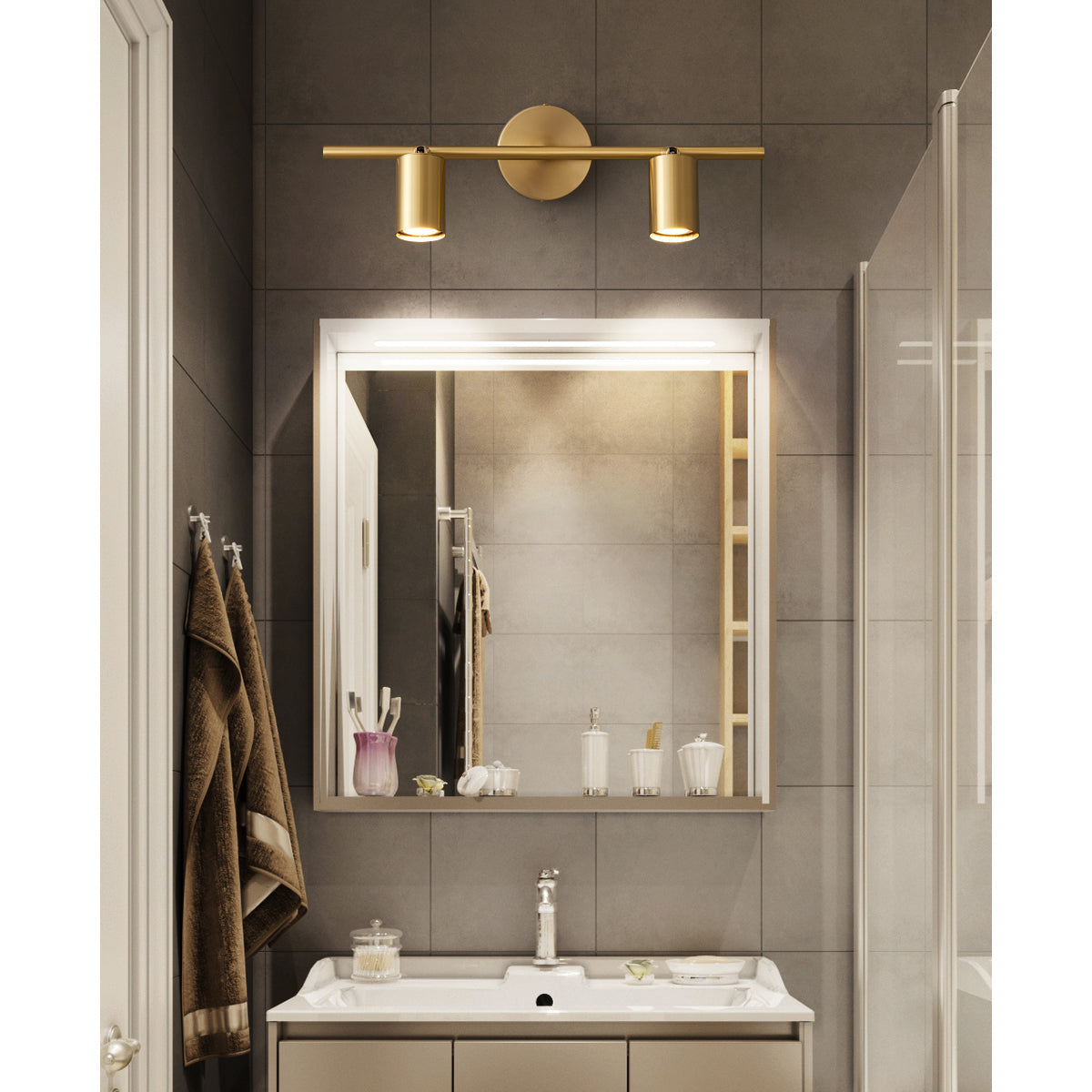 Taylor Adjustable Head Wall Lamp