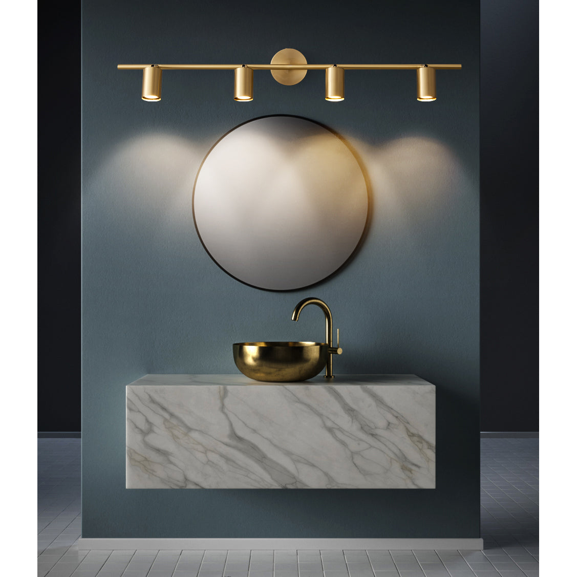 Taylor Adjustable Head Wall Lamp