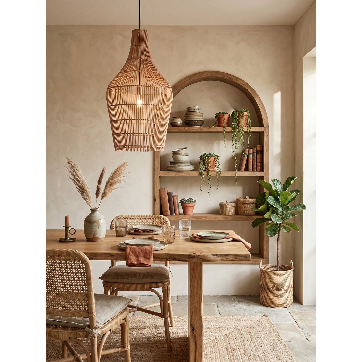 Taylor Rattan Pendant Lamp
