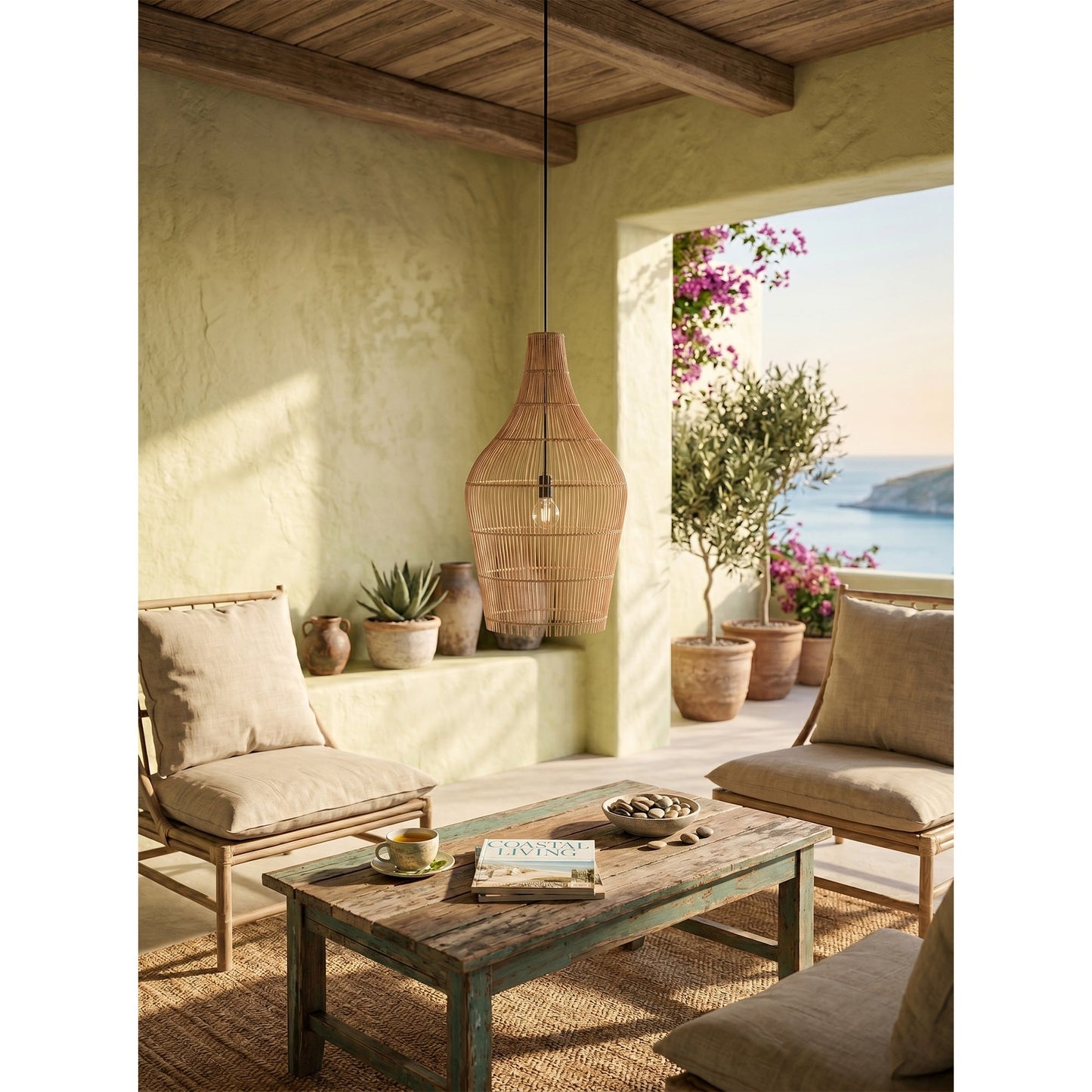 Taylor Rattan Pendant Lamp