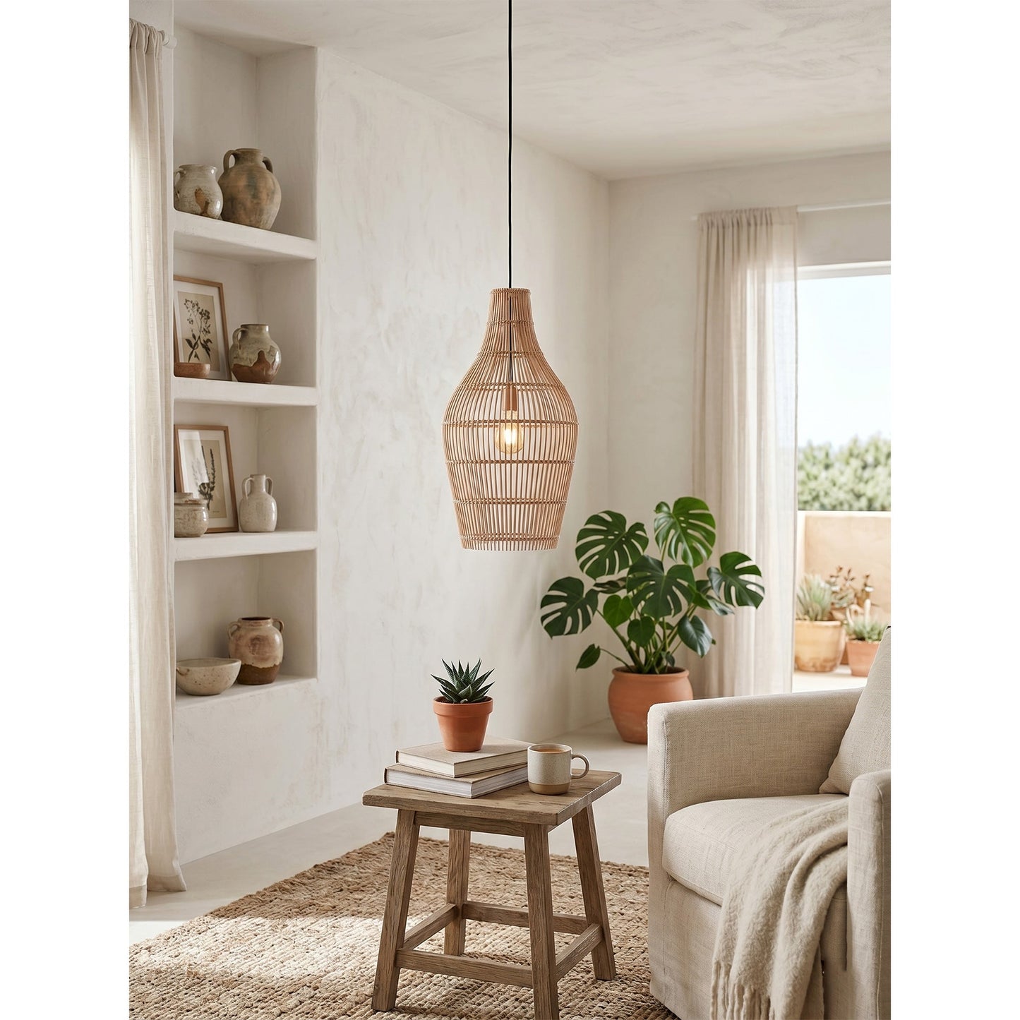 Taylor Rattan Pendant Lamp