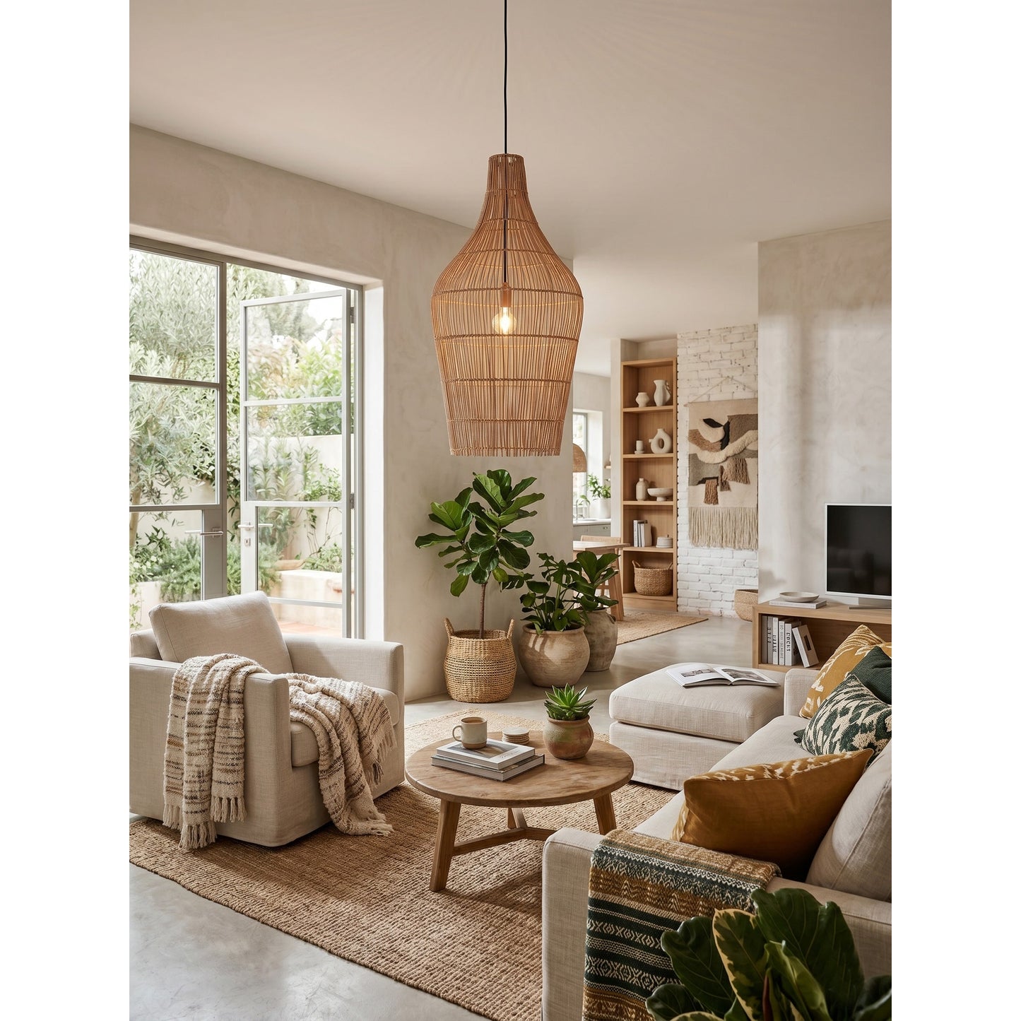 Taylor Rattan Pendant Lamp