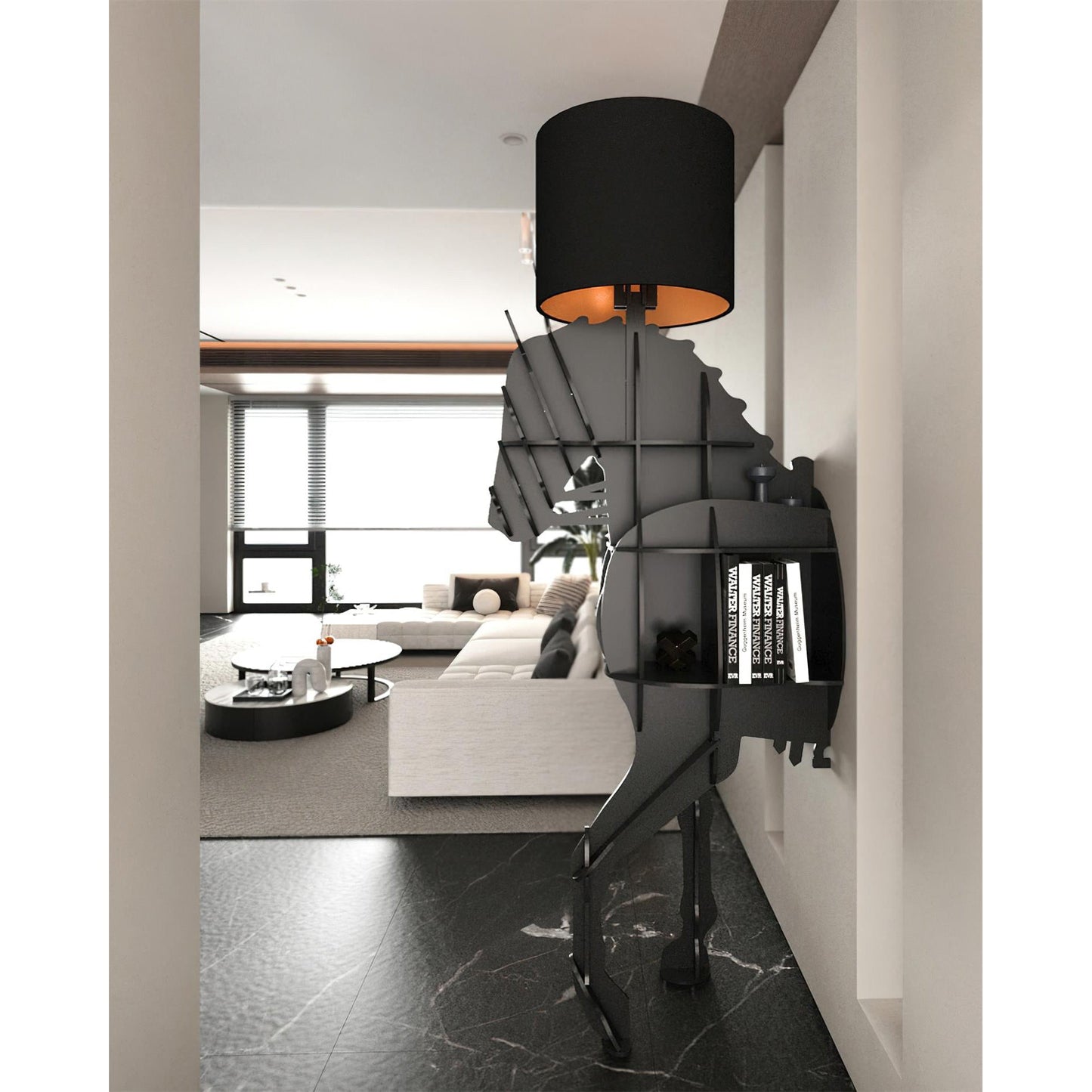 Tete Horse Floor Lamp