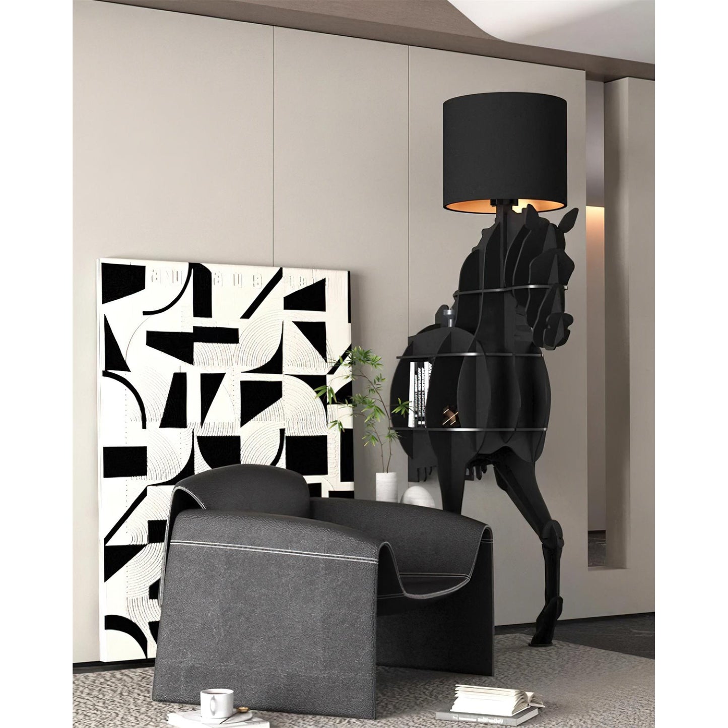 Tete Horse Floor Lamp