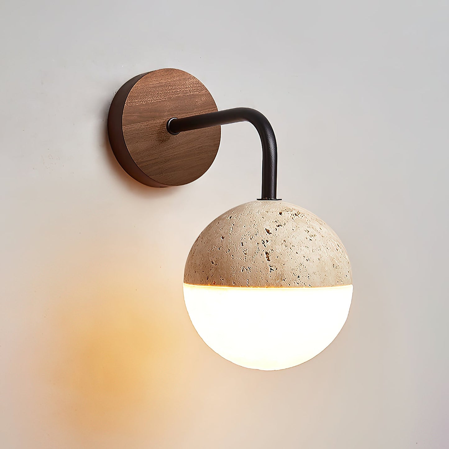 Tia Travertine Wall Lamp
