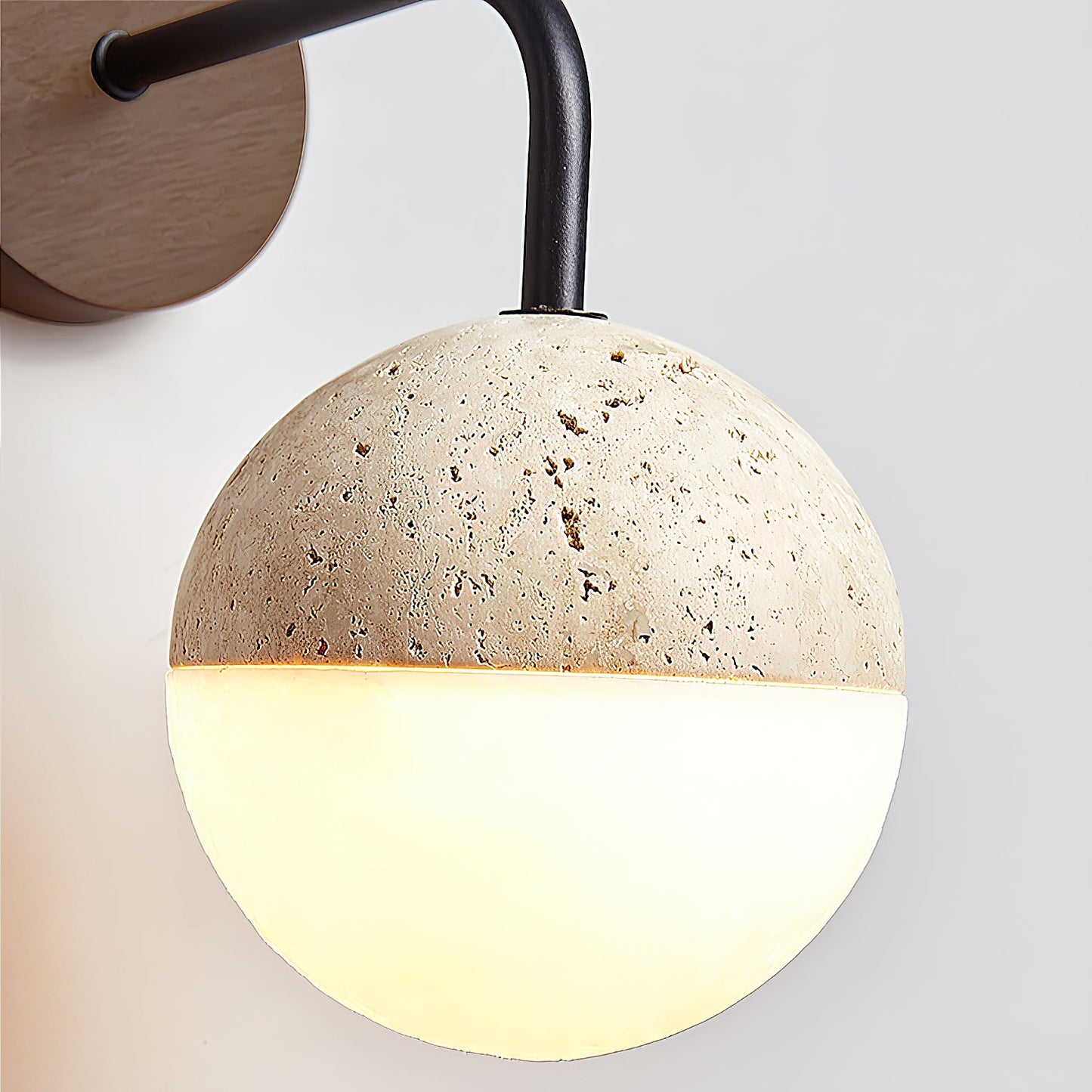 Tia Travertine Wall Lamp
