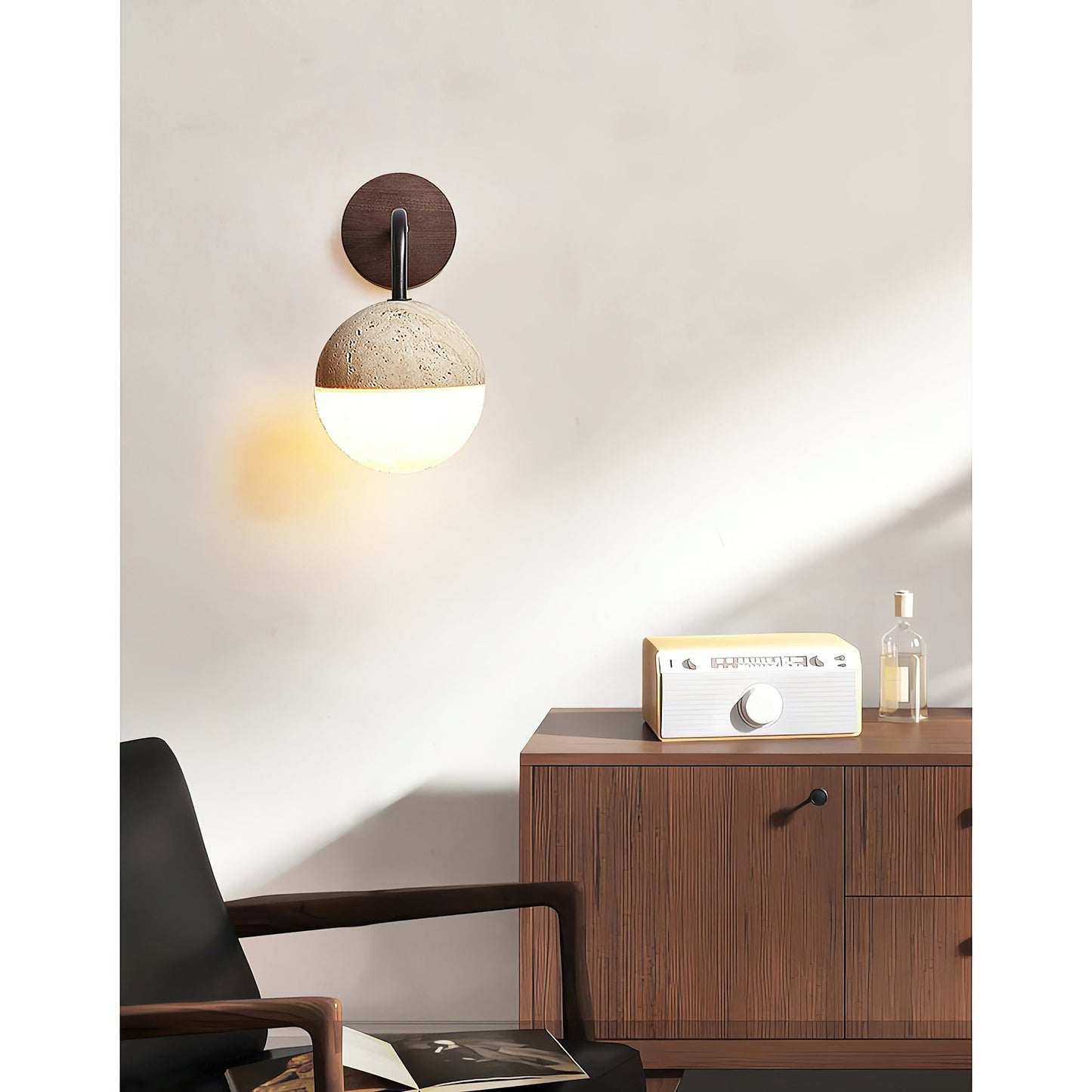 Tia Travertine Wall Lamp