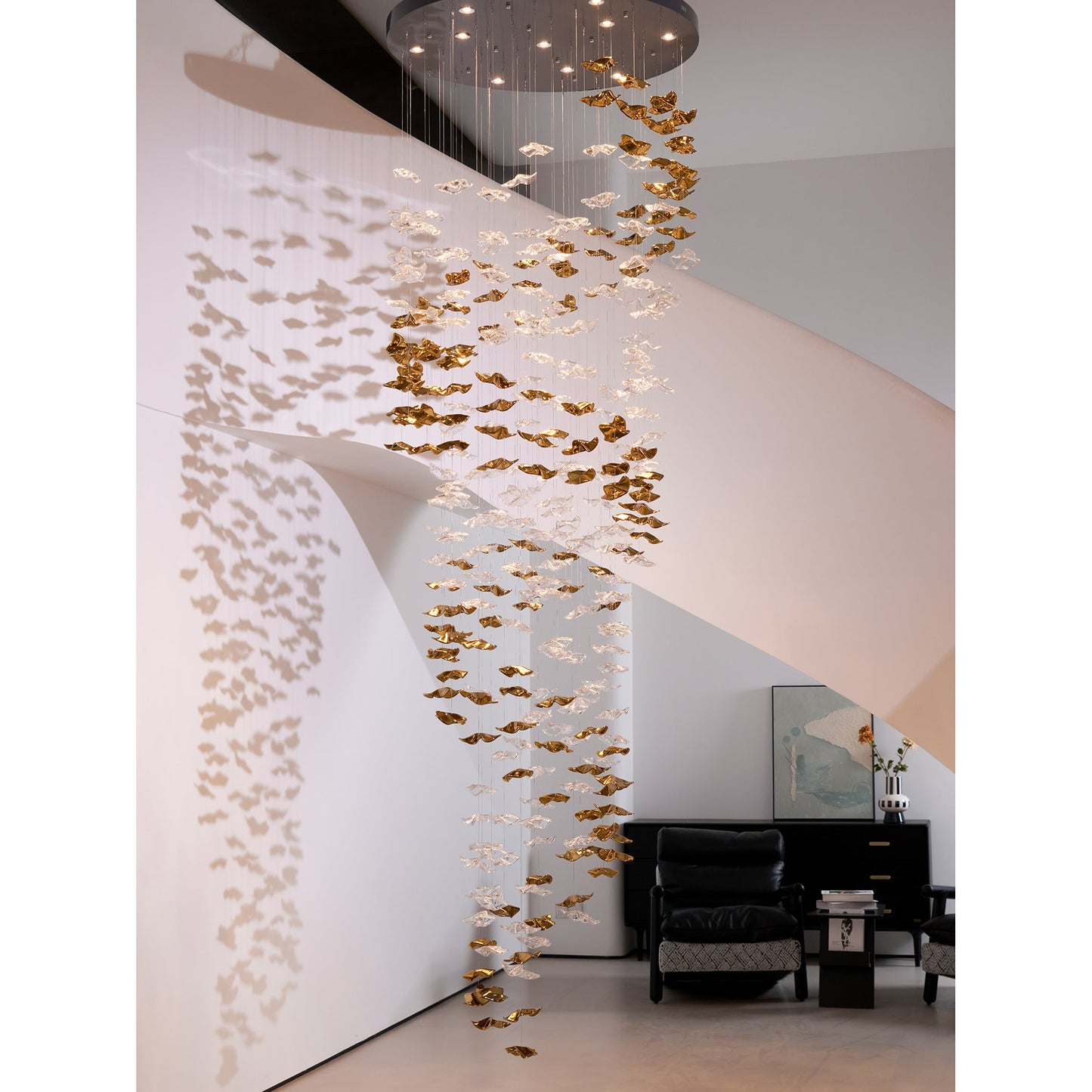 Tidal Art Glass Chandelier