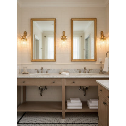 Timon Brass Crown Wall Lamp