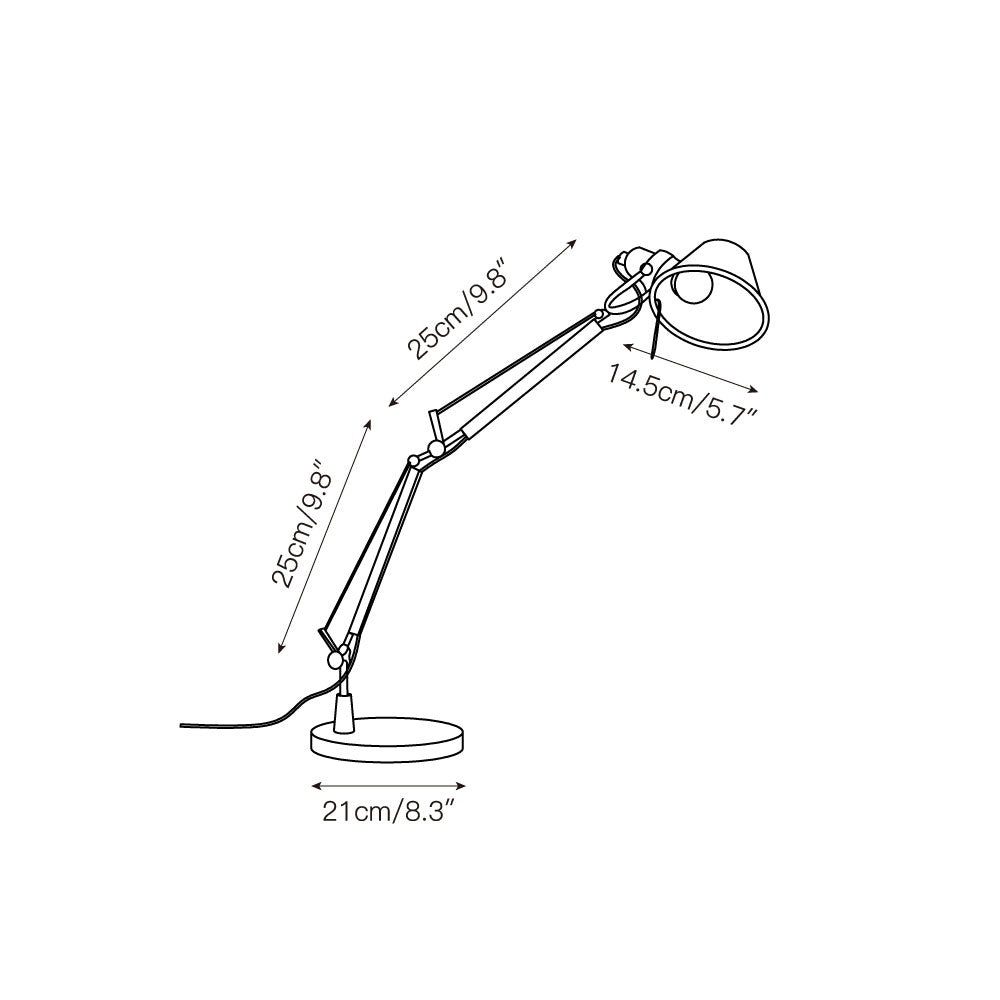 Articulated Aluminum Desk Lamp