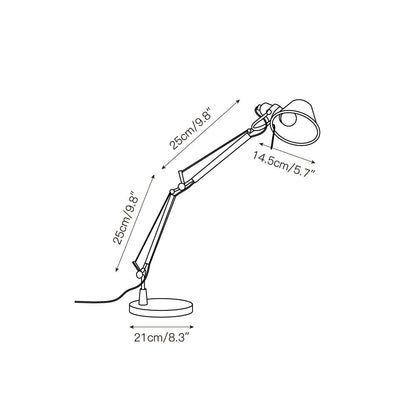 Articulated Aluminum Desk Lamp